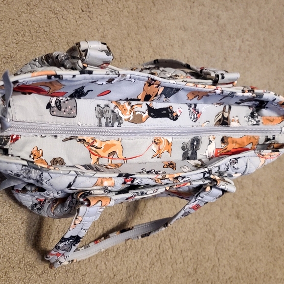 Vera Bradley, Dog Show Tote Bag - Grayish Blue - Picture 7 of 11